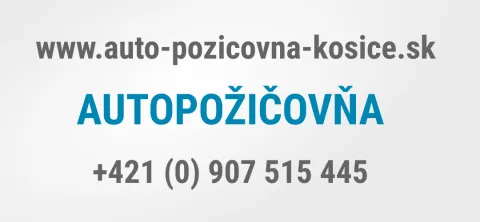 Požičovňa áut Košice
